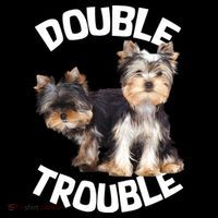 Yorkie Double Trouble Pajama Set thumb 2
