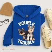 Yorkie Double Trouble Hoodie thumb 4
