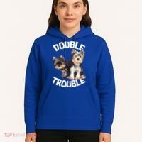 Yorkie Double Trouble Hoodie thumb 5