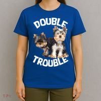 Yorkie Double Trouble T-Shirt thumb 4