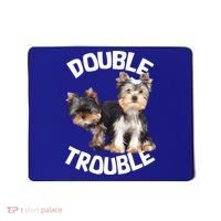 Yorkie Double Trouble Mousepad thumb 0