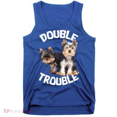 Yorkie Double Trouble Tank Top