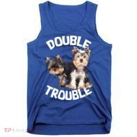 Yorkie Double Trouble Tank Top thumb 0