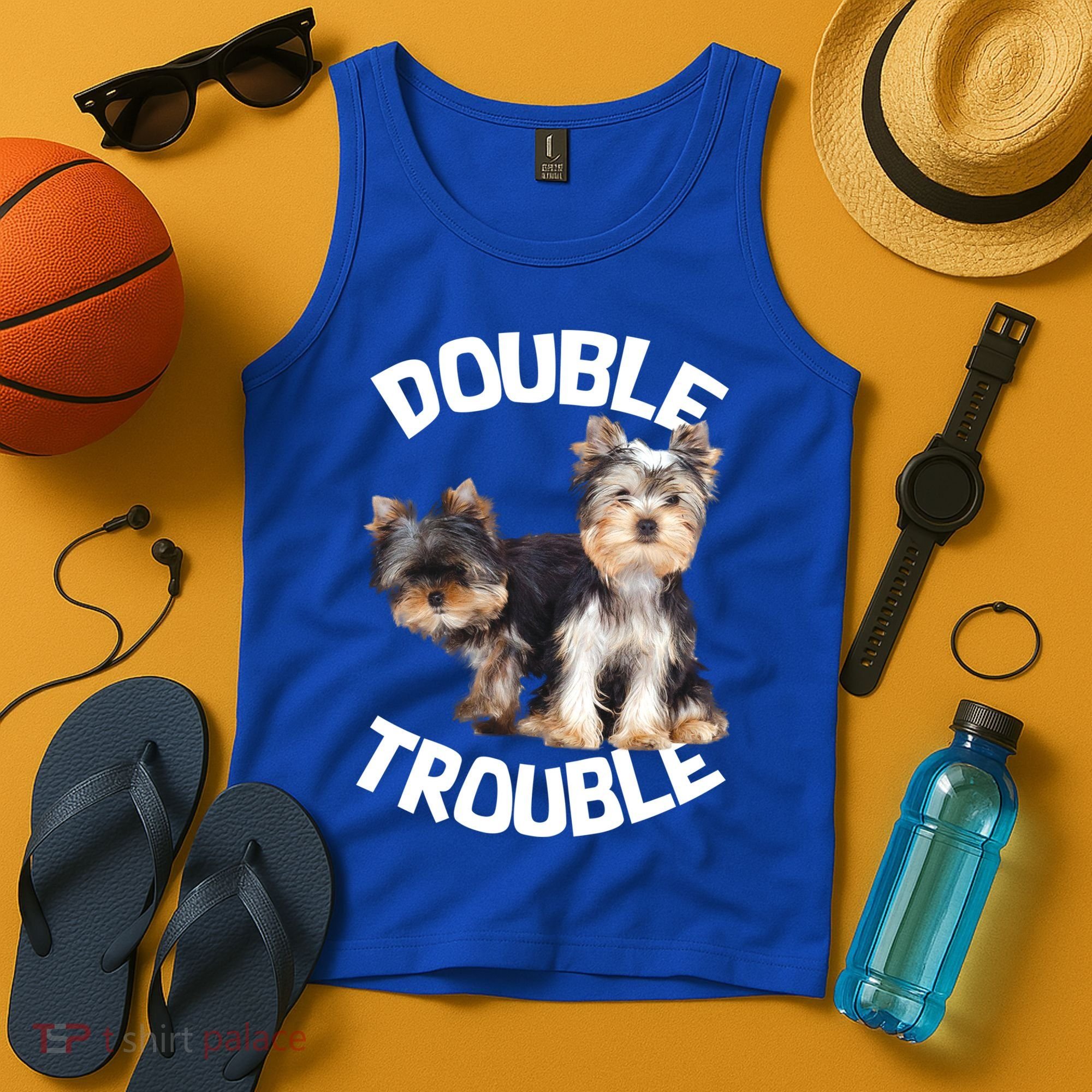 Yorkie Double Trouble Tank Top
