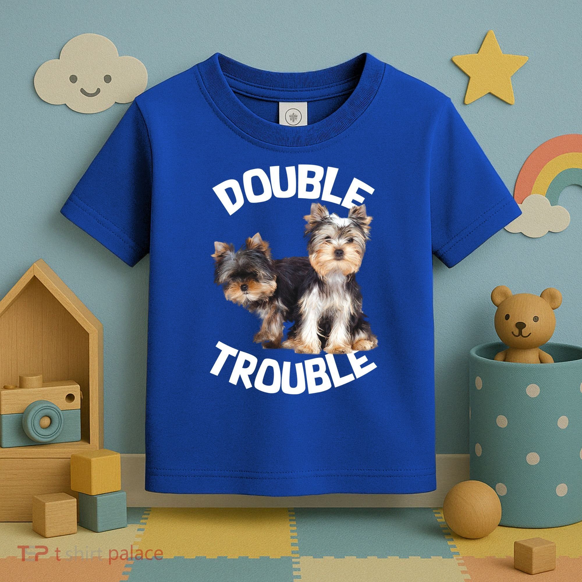 Yorkie Double Trouble Toddler T-Shirt