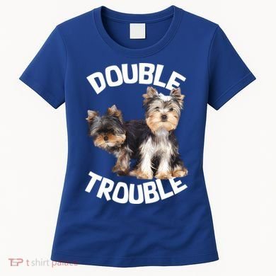 Yorkie Double Trouble Women's T-Shirt