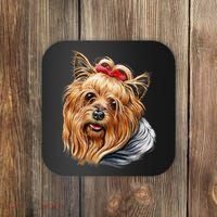 Yorkie Girl Coaster thumb 0