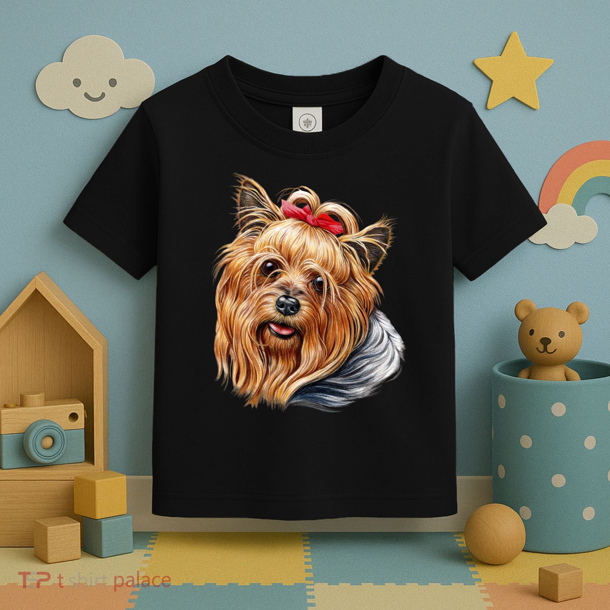 Yorkie Girl Toddler T-Shirt