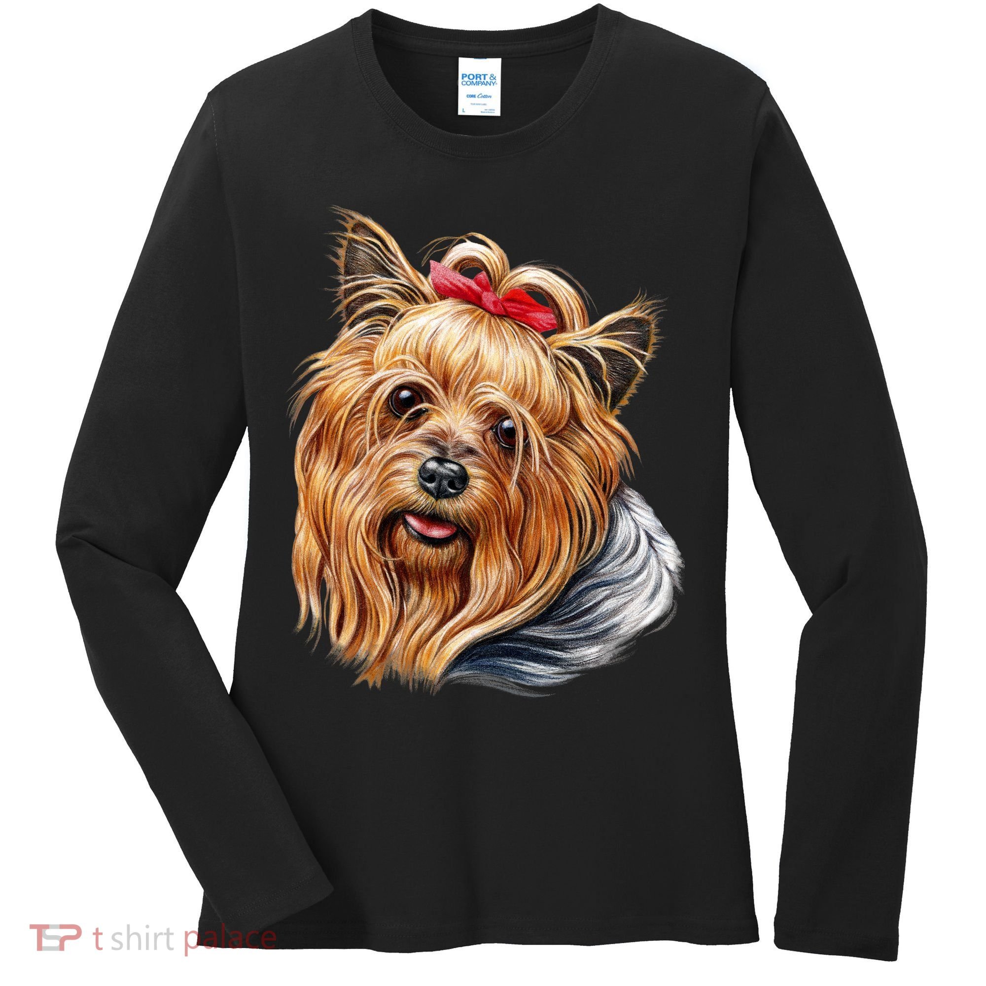 Yorkie Girl Women's Long Sleeve Shirt