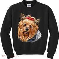 Yorkie Girl Kids Sweatshirt thumb 0