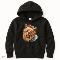 Yorkie Girl Kids Hoodie thumb 0