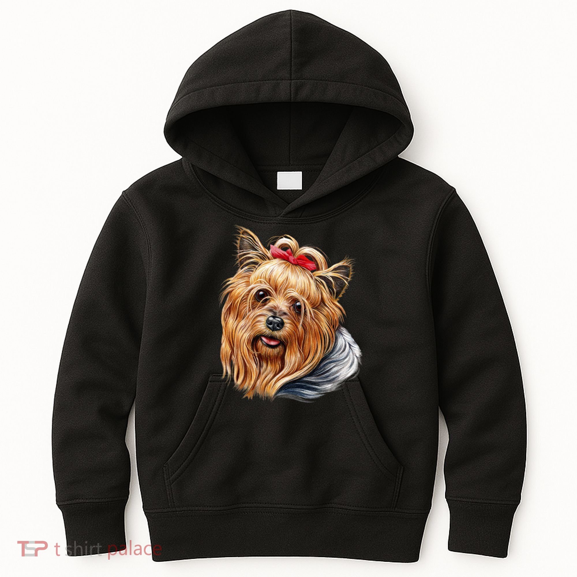 Yorkie Girl Kids Hoodie