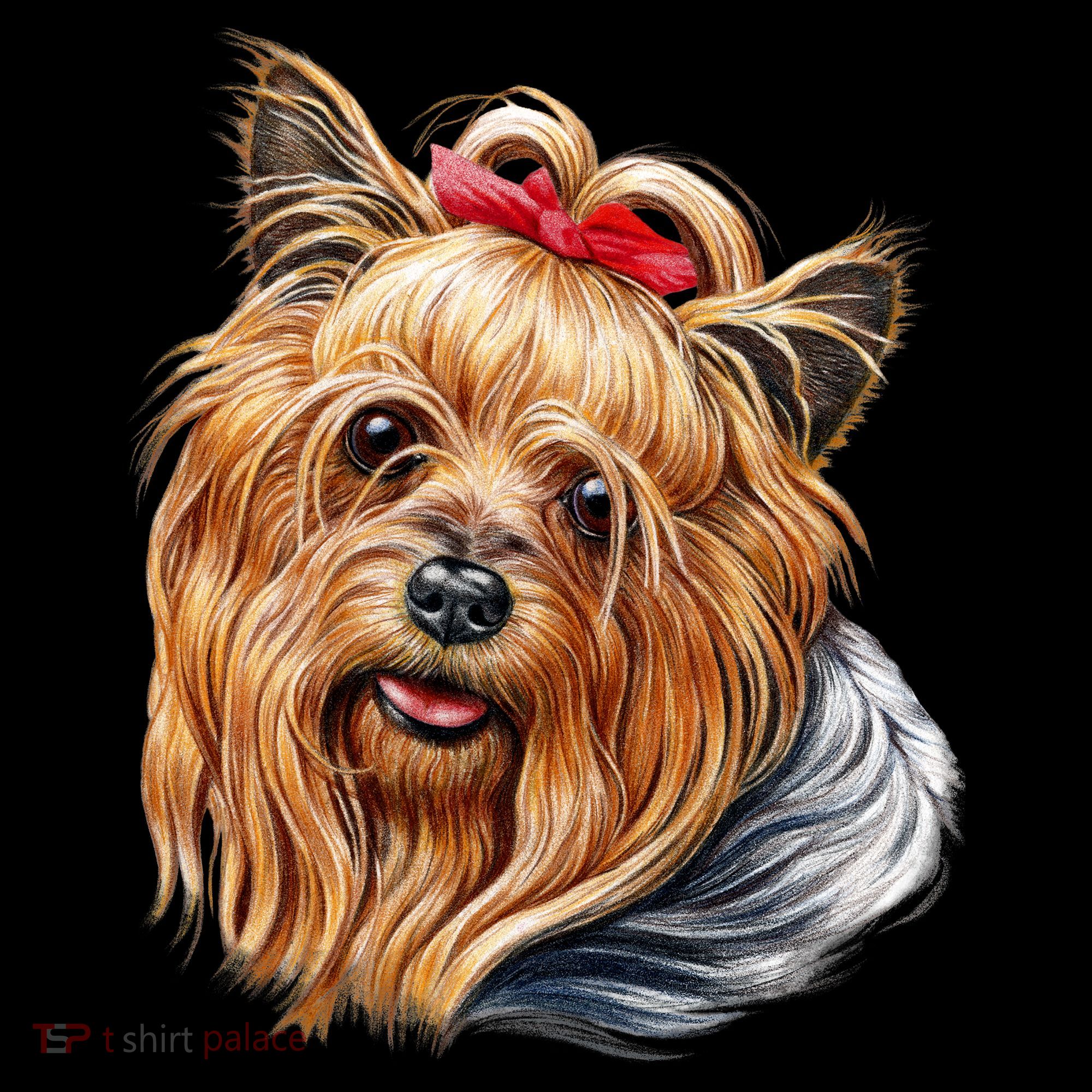 Yorkie Girl Kids Hoodie