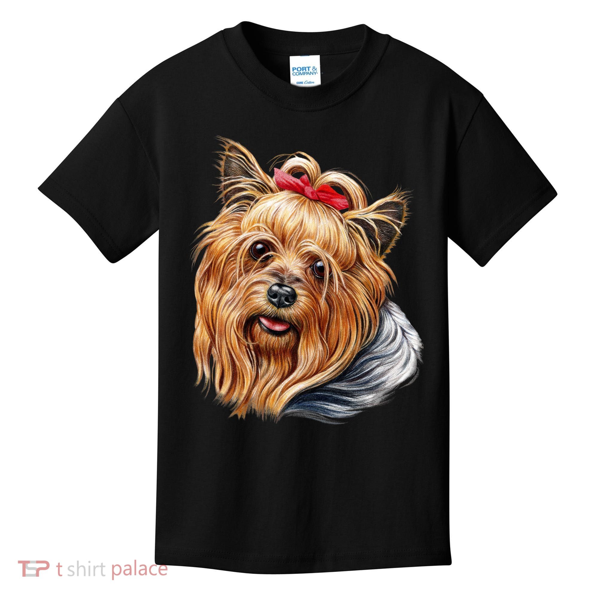Yorkie Girl Kids T-Shirt