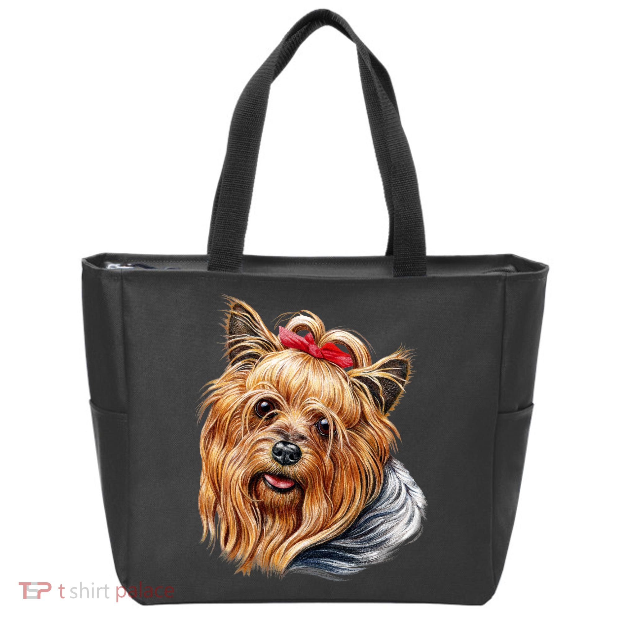 Yorkie Girl Tote Bag