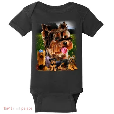 Yorkshire Terrier Baby Bodysuit