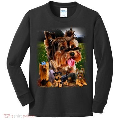 Yorkshire Terrier Kids Long Sleeve Shirt