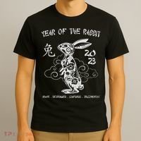 Year Of The Rabbit Chinese Zodiac Chinese New Year T-Shirt thumb 3