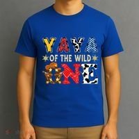 Yaya Of The Wild One 1st Birthday Western Cowboy T-Shirt thumb 3
