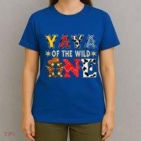 Yaya Of The Wild One 1st Birthday Western Cowboy T-Shirt thumb 4