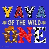 Yaya Of The Wild One 1st Birthday Western Cowboy T-Shirt thumb 7