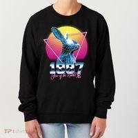 Year Of The Rabbit – Chinese Zodiac – Synthwave Style Women's Sweatshirt thumb 0