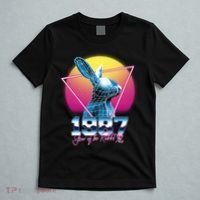 Year Of The Rabbit – Chinese Zodiac – Synthwave Style T-Shirt thumb 5