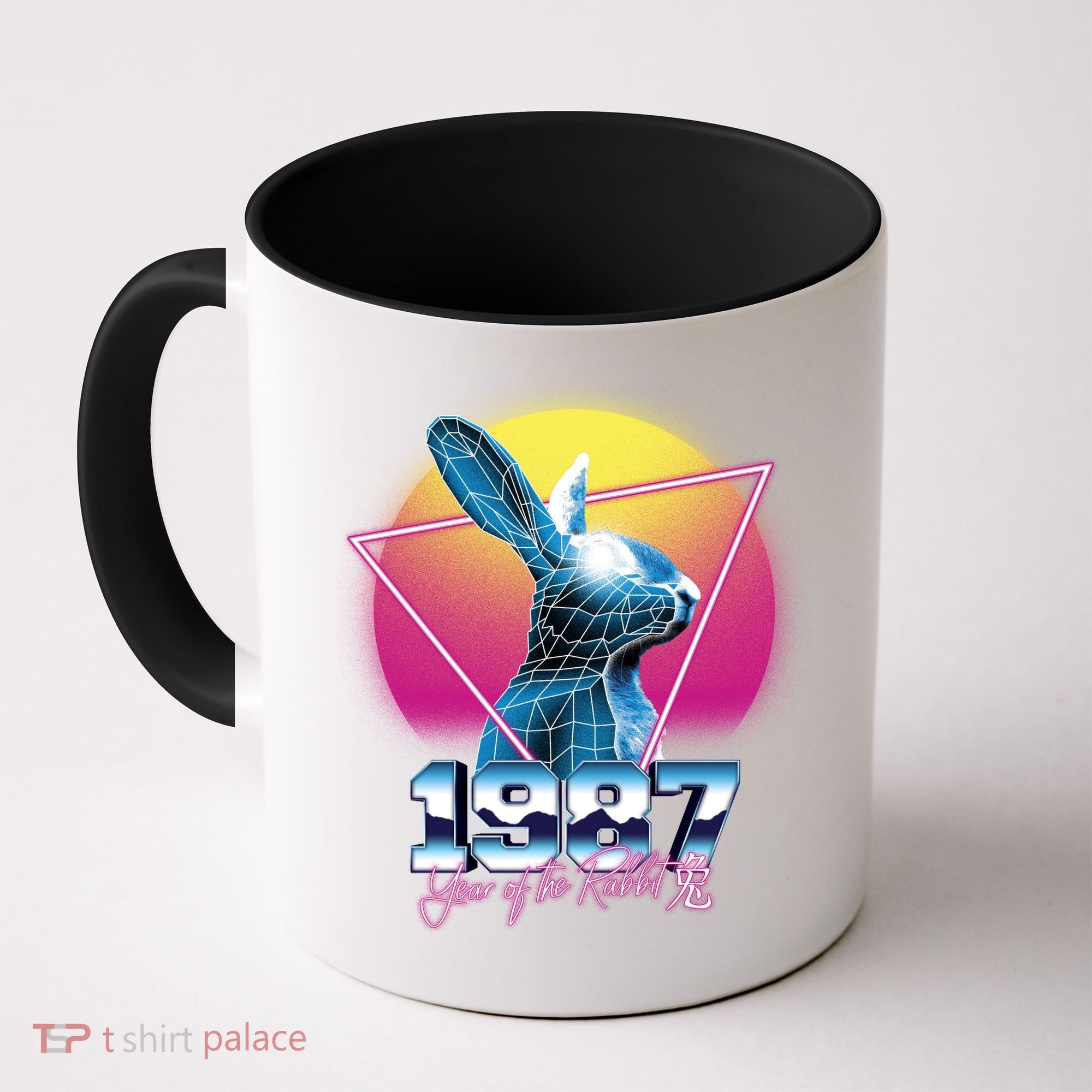 Year Of The Rabbit – Chinese Zodiac – Synthwave Style Coffee Mug