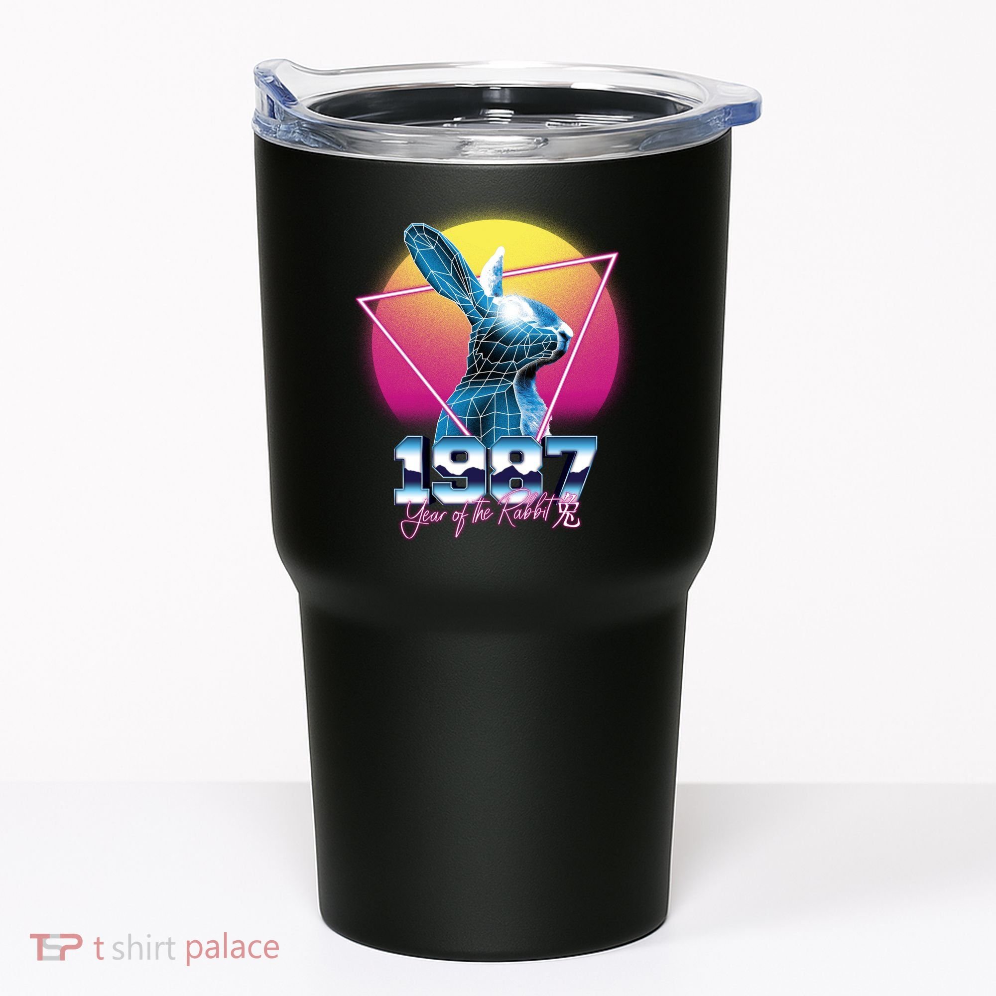 Year Of The Rabbit – Chinese Zodiac – Synthwave Style Tumbler