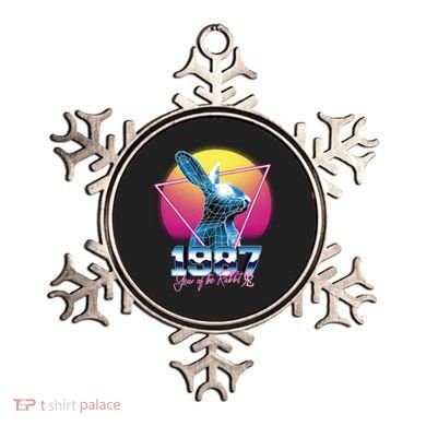 Year Of The Rabbit – Chinese Zodiac – Synthwave Style Ornament