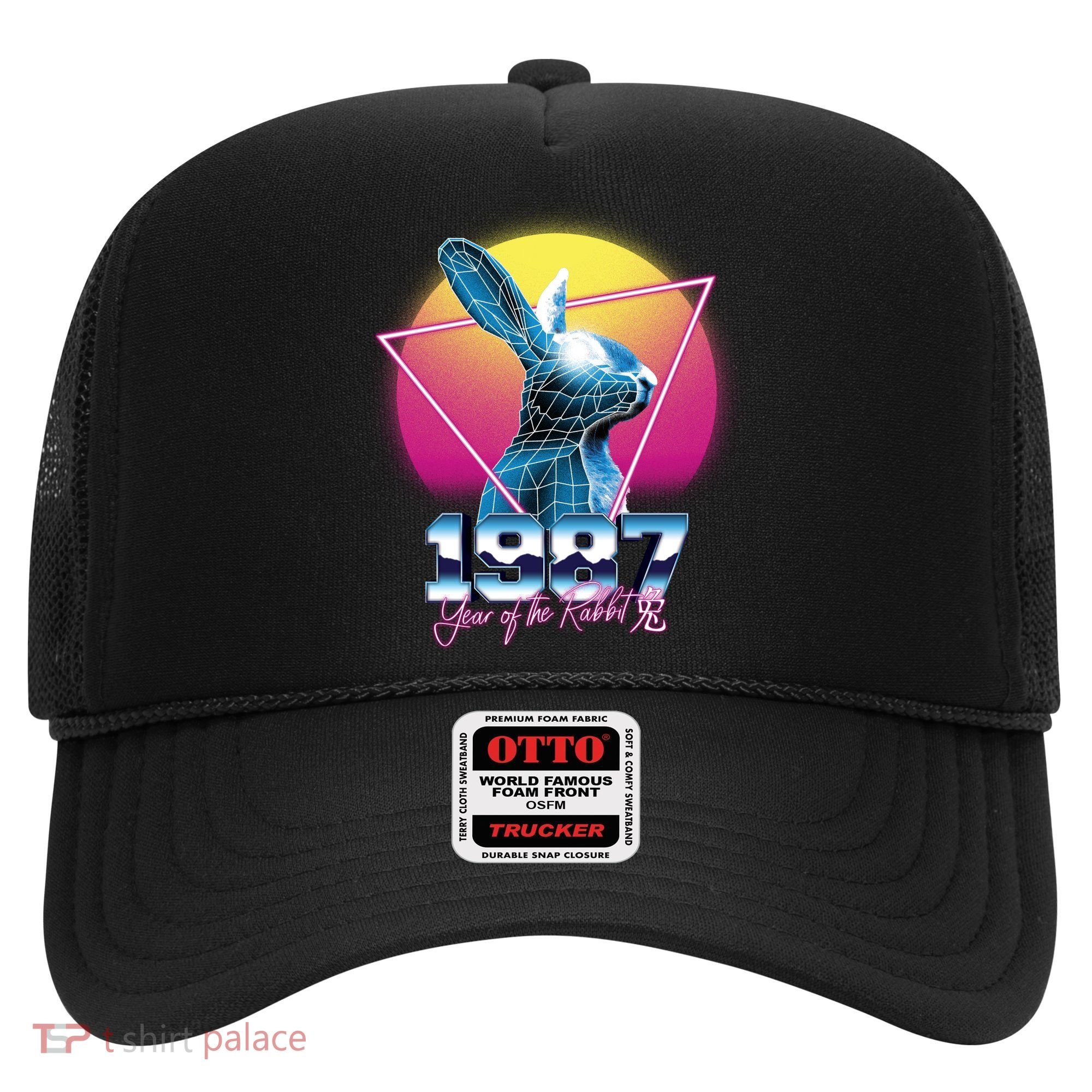 Year Of The Rabbit – Chinese Zodiac – Synthwave Style Hat