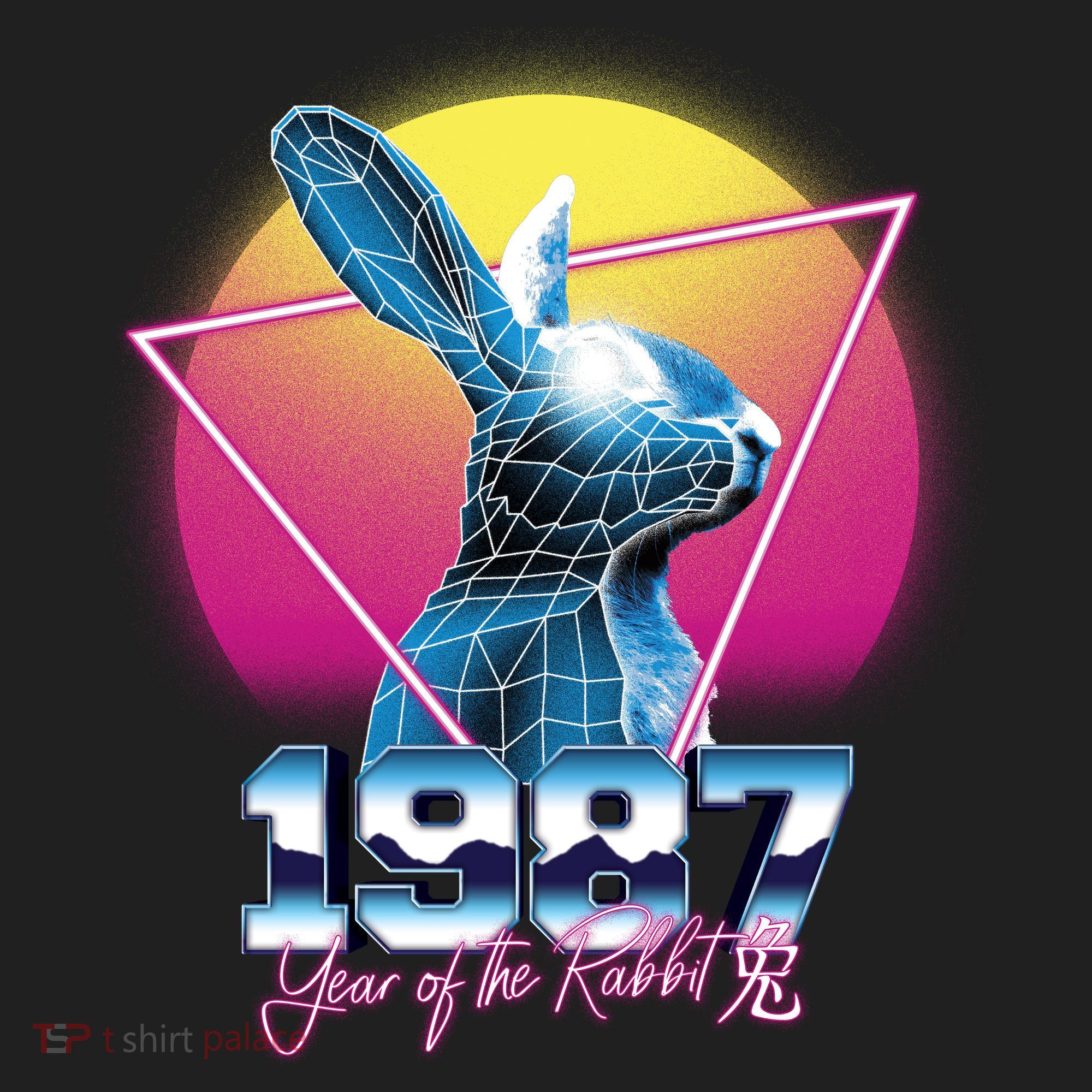 Year Of The Rabbit – Chinese Zodiac – Synthwave Style Hat