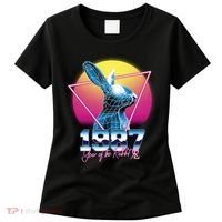 Year Of The Rabbit – Chinese Zodiac – Synthwave Style Women's T-Shirt thumb 0