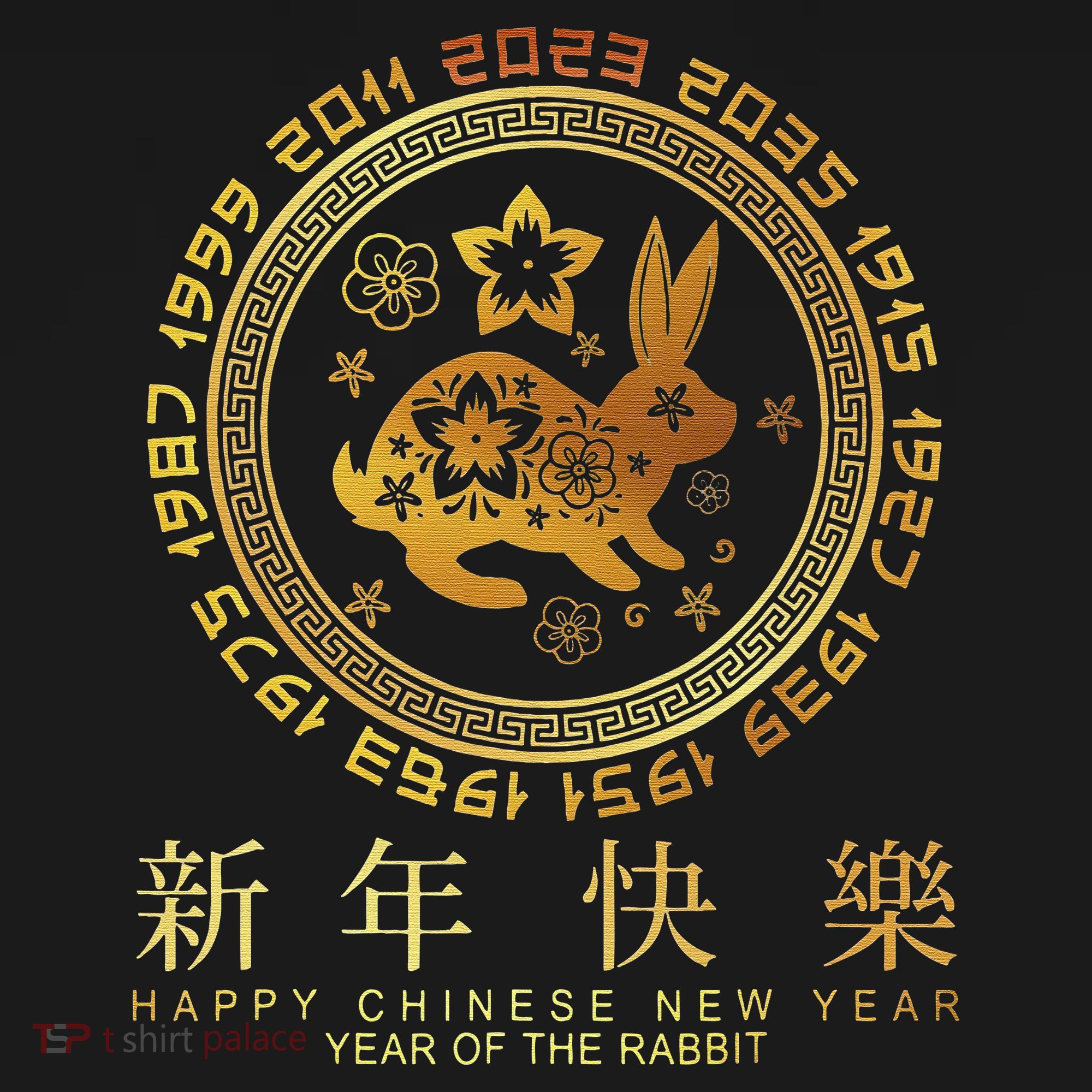 Year Of The Rabbit Chinese Zodiac Chinese New Year T-Shirt