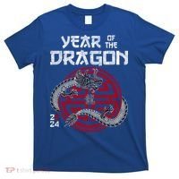 Year Of The Dragon 2024 Zodiac Chinese New Year 2024 Funny Gift T-Shirt thumb 0
