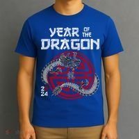 Year Of The Dragon 2024 Zodiac Chinese New Year 2024 Funny Gift T-Shirt thumb 3