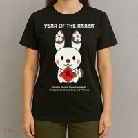 Year of The Rabbit Chinese Zodiac Lunar New Year  T-Shirt thumb 4