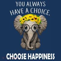 You Always Have A Choice Choose Happiness Bucket Hat thumb 4