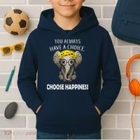 You Always Have A Choice Choose Happiness Kids Hoodie thumb 2
