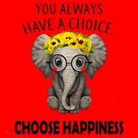 You Always Have A Choice Choose Happiness Santa Hat thumb 1