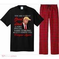 You Are a Great Dad Donald Trump Father's Day Pajama Set thumb 0