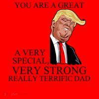 You Are a Great Dad Donald Trump Father's Day Santa Hat thumb 1