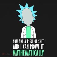 You Are A Piece Of Shit And I Can Prove It Mathematically Ornament thumb 1