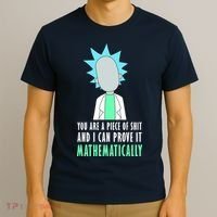 You Are A Piece Of Shit And I Can Prove It Mathematically T-Shirt thumb 3
