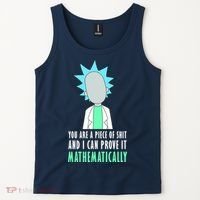 You Are A Piece Of Shit And I Can Prove It Mathematically Tank Top thumb 2