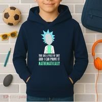 You Are A Piece Of Shit And I Can Prove It Mathematically Kids Hoodie thumb 2
