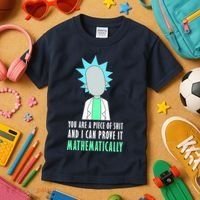 You Are A Piece Of Shit And I Can Prove It Mathematically Kids T-Shirt thumb 3