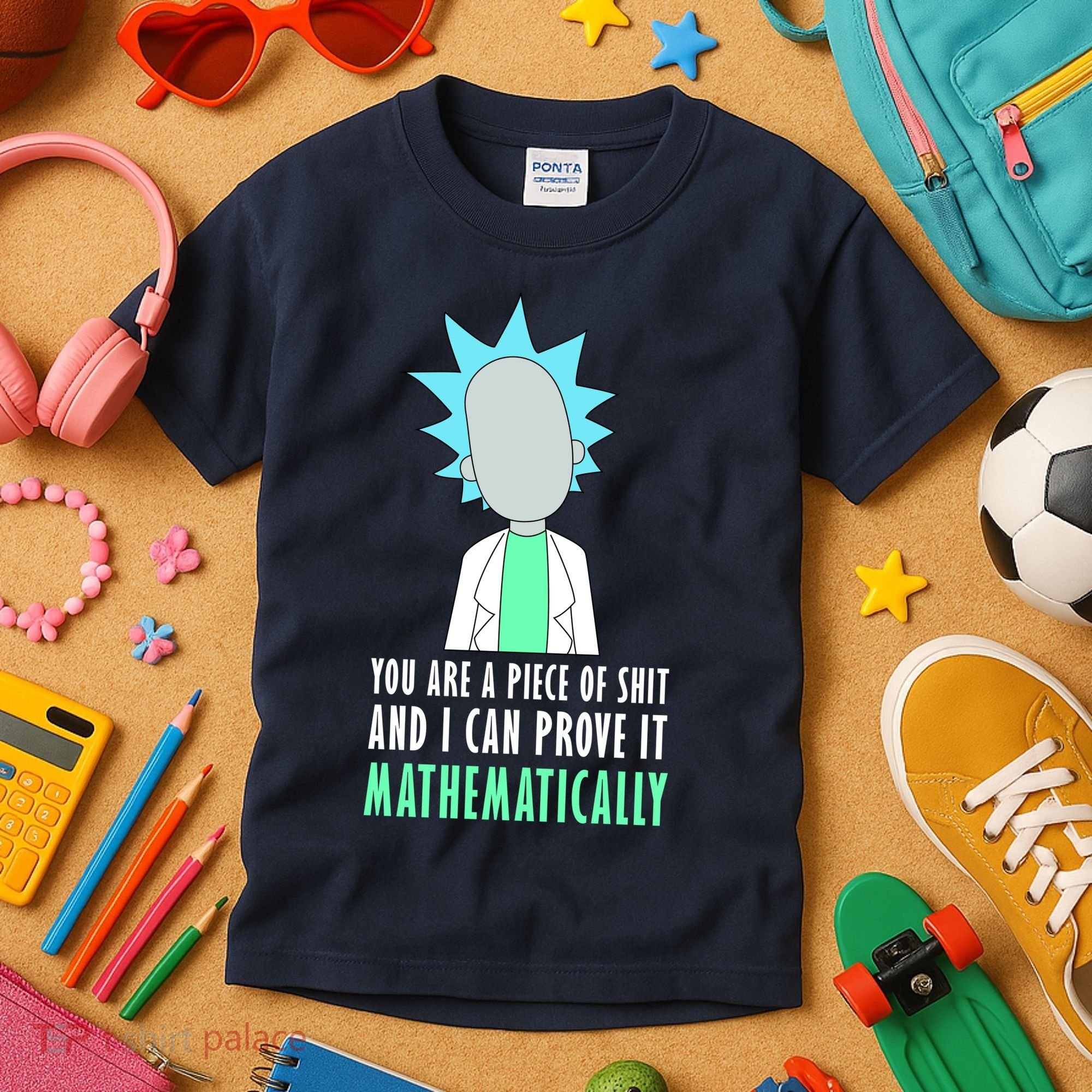 You Are A Piece Of Shit And I Can Prove It Mathematically Kids T-Shirt