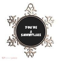 You are a Snowflake - Pro Donald Trump Ornament thumb 0