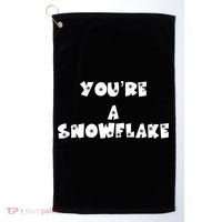You are a Snowflake - Pro Donald Trump Golf Towel thumb 0